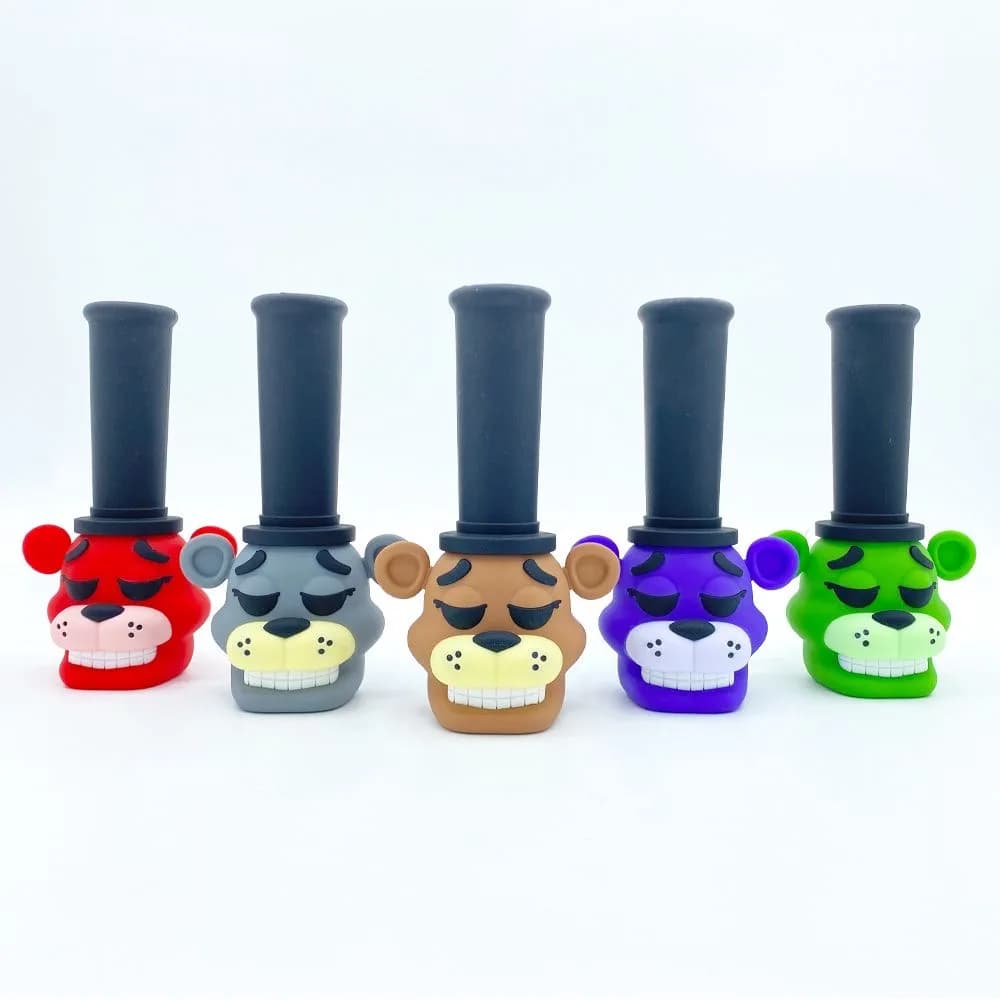 Esigo SL25623 Silicone + Glass Bowl (Grey/Brown)