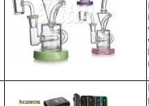 Hittn 7" Recycler Oil Rig with Inline Perc + 14mm Quartz Banger