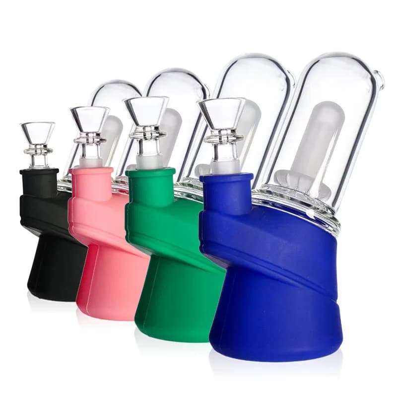 Puffco Set with Glass + Silicone Base + Glass Bowl 7.5"