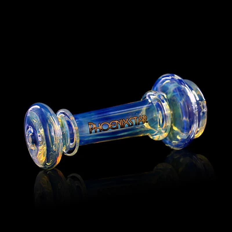 Puffco Peak Pro Silver Fumed 4.7" with Phoenix Star Logo