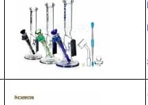 Phoenix Star 10" Water Pipe Dab Starter Kit with Banger & Bowl