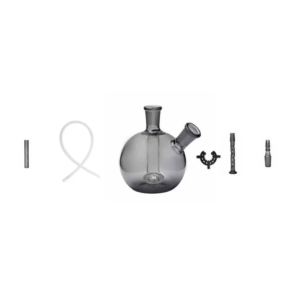 Generic – Black Bubbler Pipe 6-in-1 Set