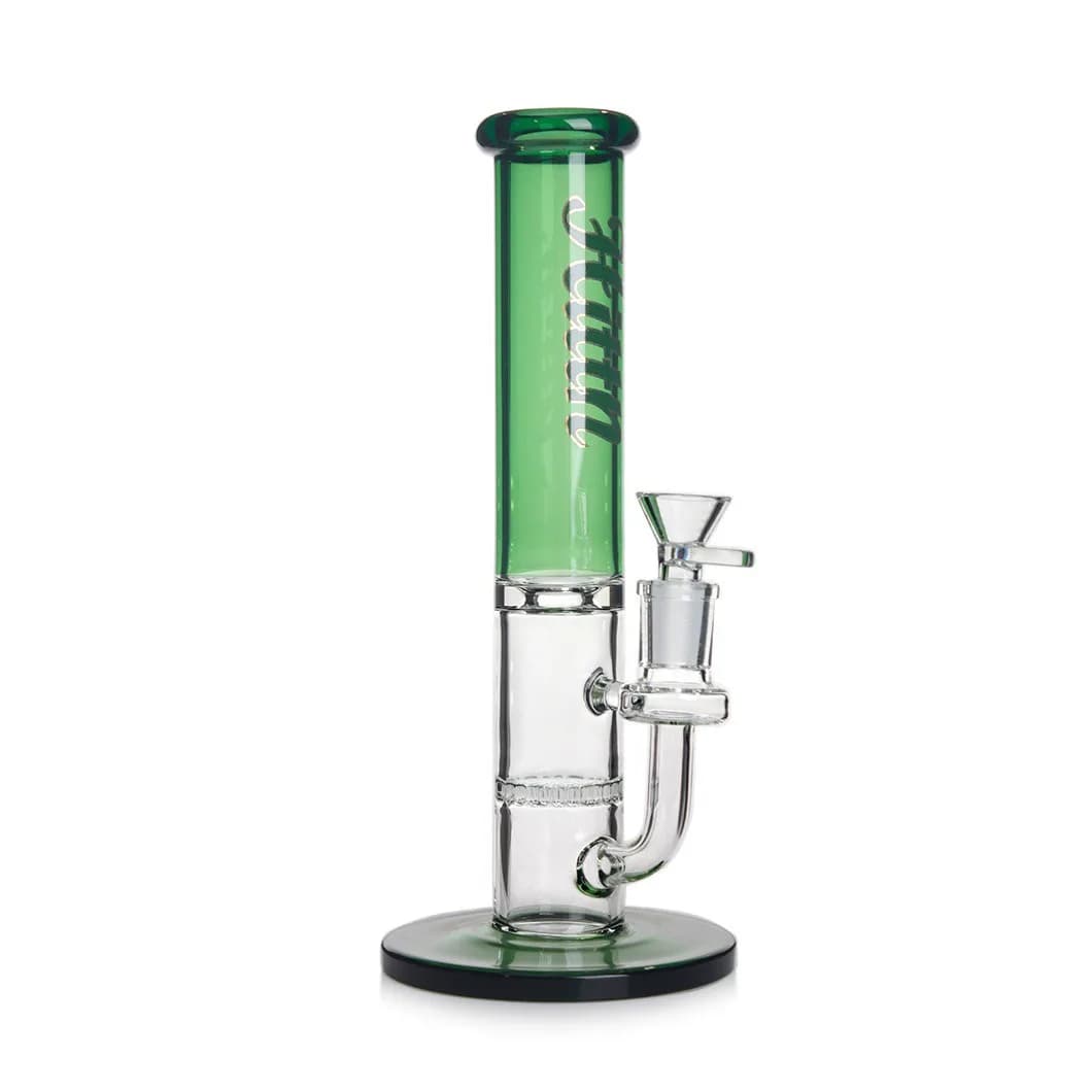 Hittn HIT13 – 10" Straight Tube Bong with Honeycomb Perc
