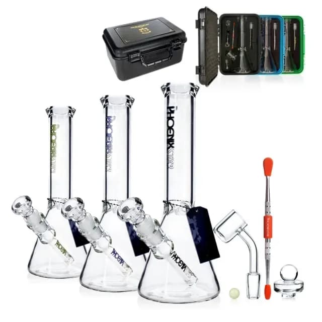 Phoenix Star PHX1031 – Dual Use Bong Travel Kit with Bowl & Banger