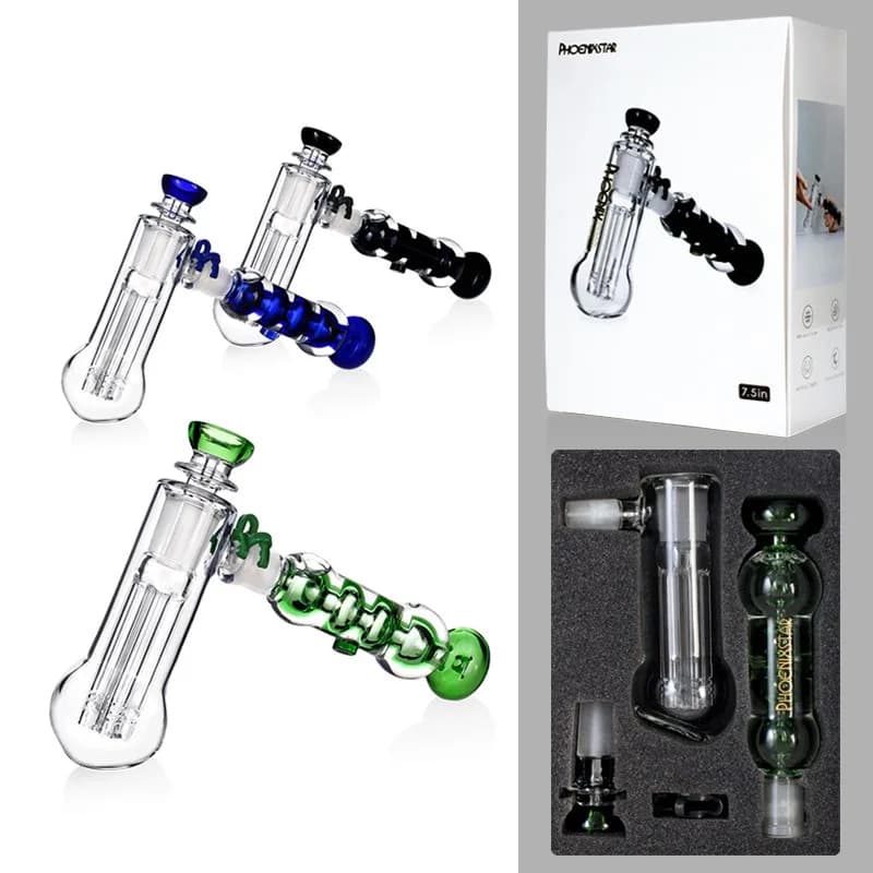 Phoenix Star HF523 – 7.5" Freezable Coil Glass with Tree Perc