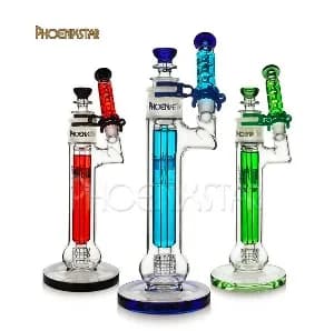 Phoenix Star HF510 – 11" Matrix Perc Water Pipe with Detachable Glycerin Bubbler