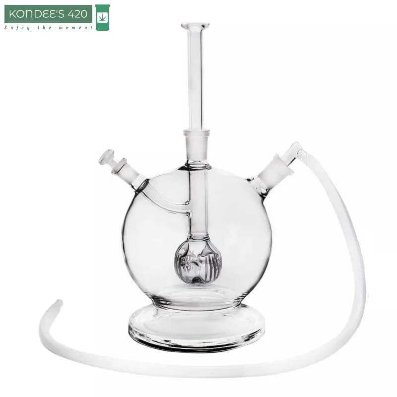 Generic – Clear MK2 Globe Bong 8-in-1 with Base (KK337)