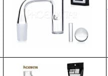 Phoenix Star 14mm Quartz Banger with Ball Cap Pole (PQN005)