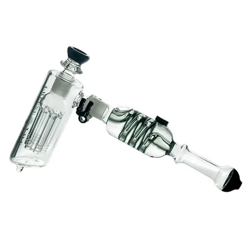 Freeze Glass Bubbler Hand Pipe – Glycerin Chamber & 6-Arm Tree Perc